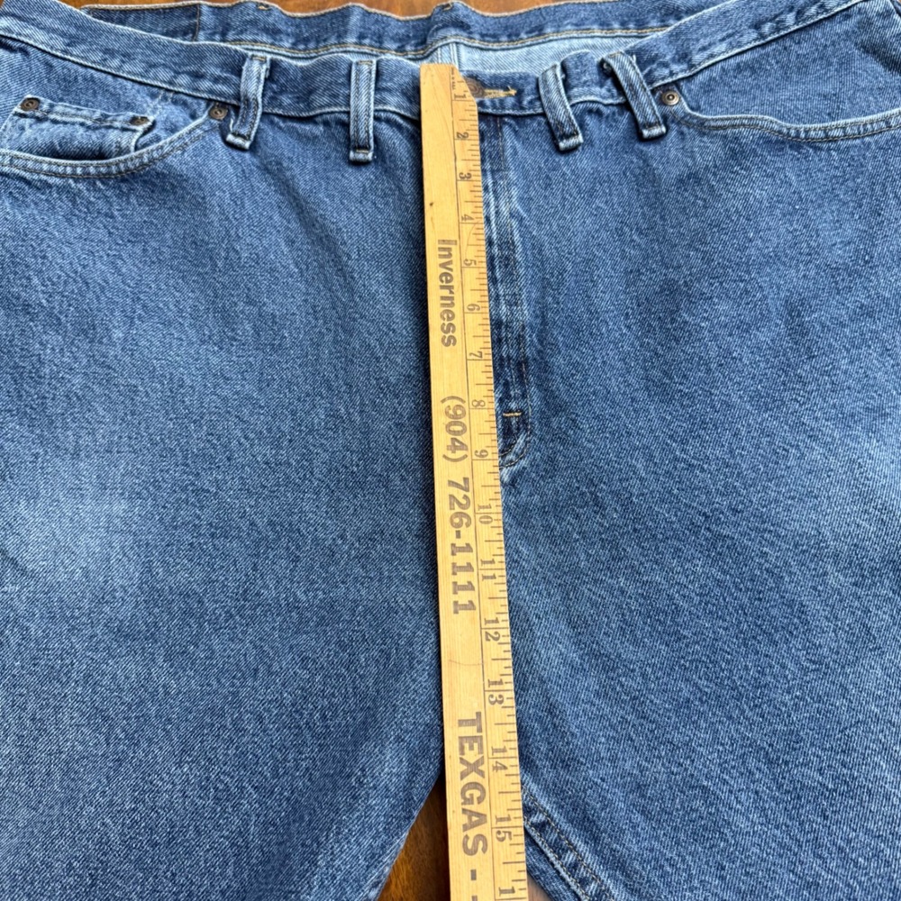 Wrangler Men's Regular Fit Premium Quality Blue Denim Jeans 44x30 - Picture 12 of 13
